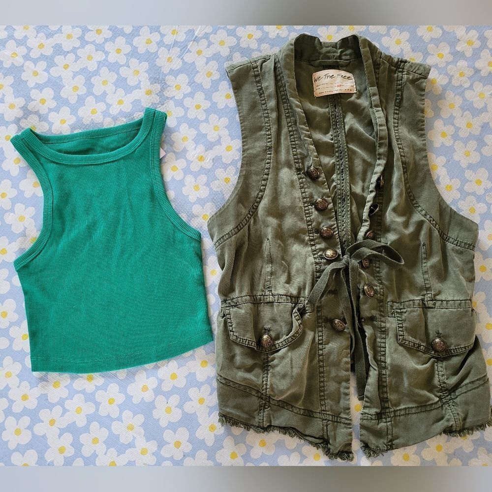 Size XS Bundle Green Shirts Tops